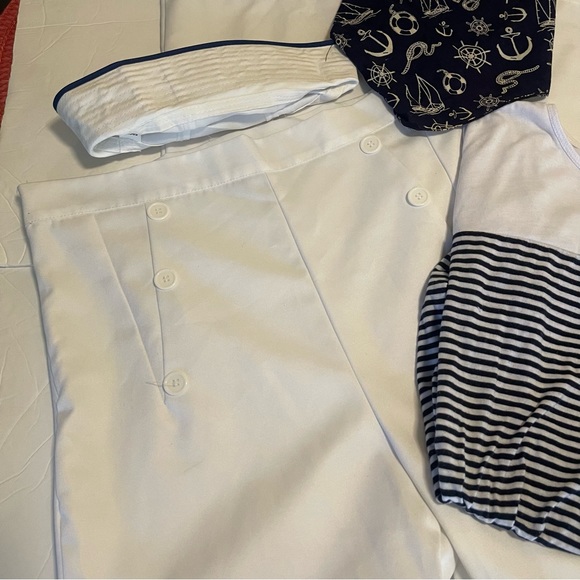 Sailor Costume Men Adult Medium 4 Piece Sexy - Picture 4 of 16